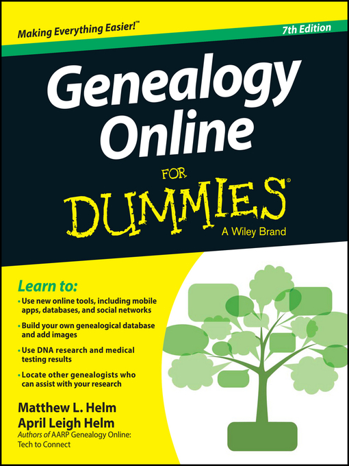 Title details for Genealogy Online For Dummies by April Leigh Helm - Available